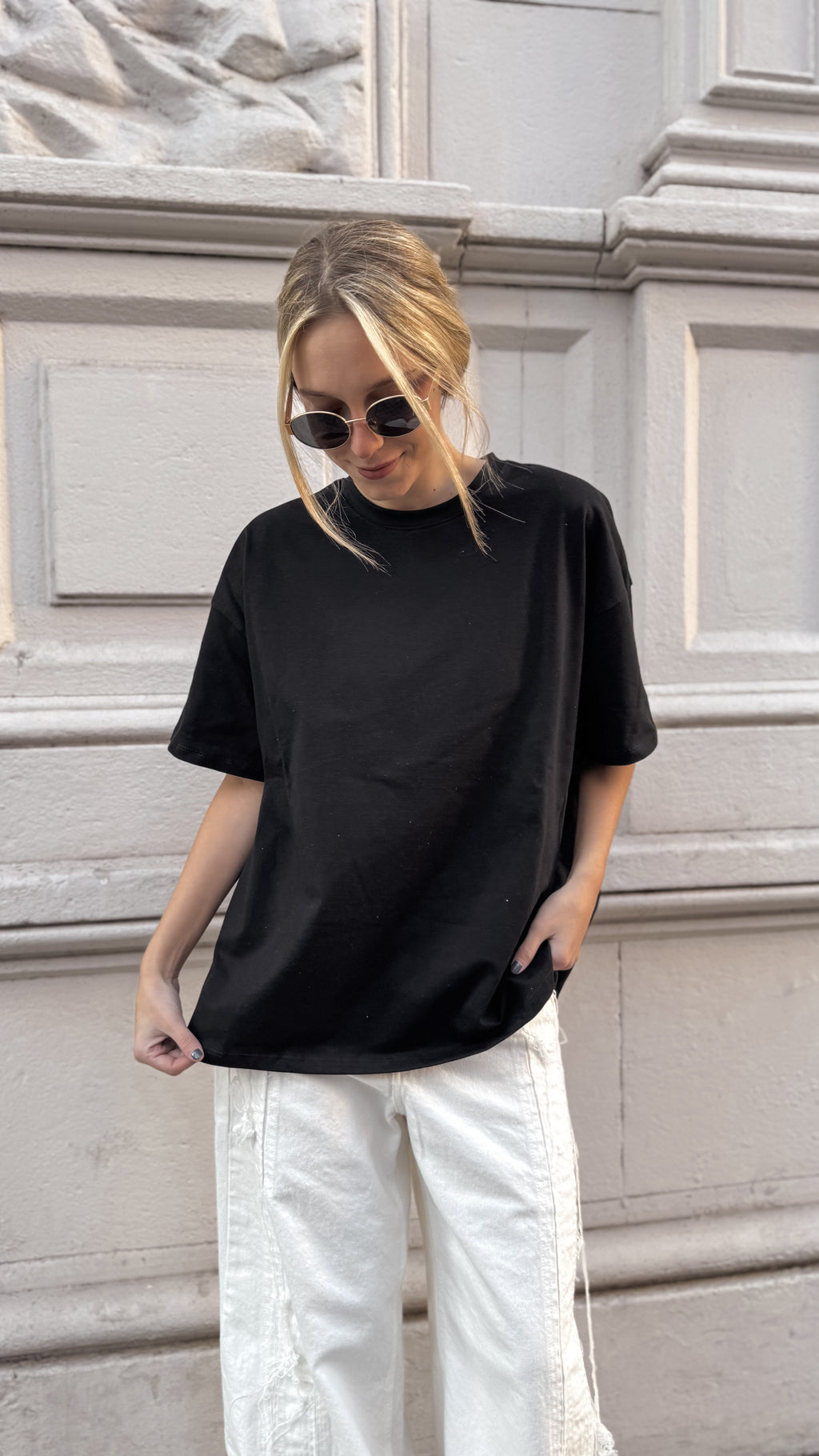 Basica over KNIT (Negro)