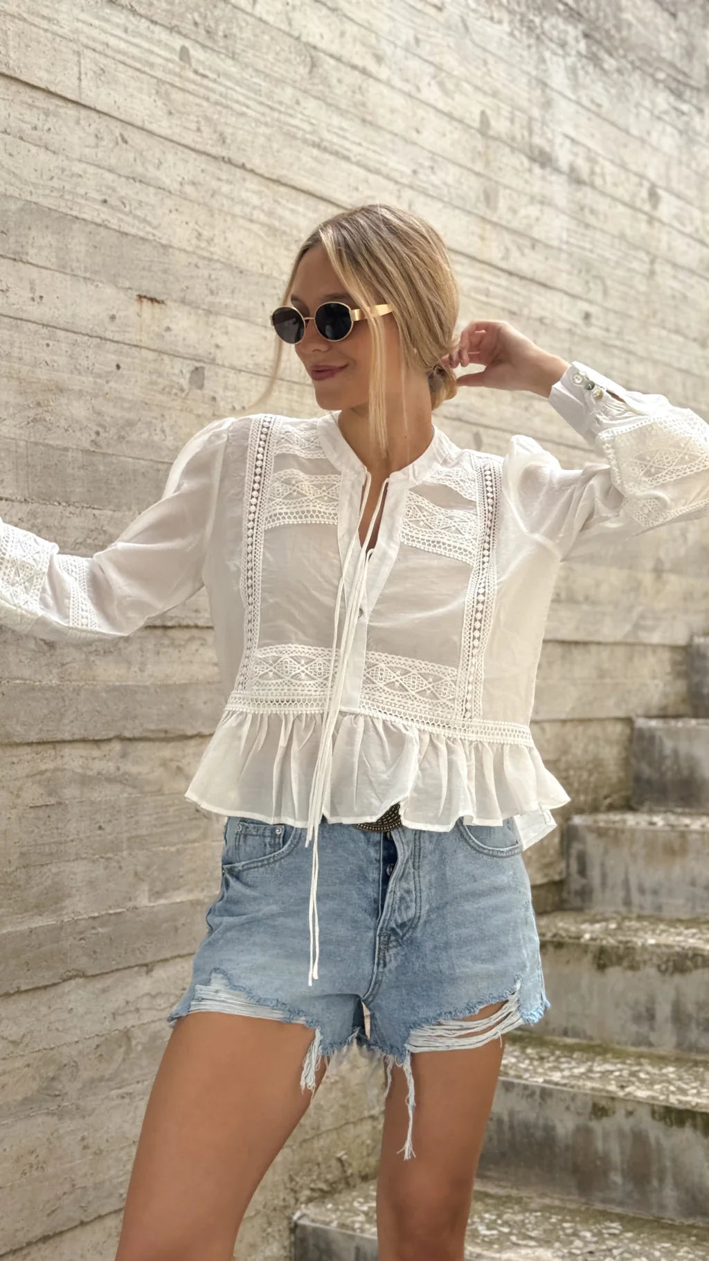 Blusa INDIRA (Blanco)