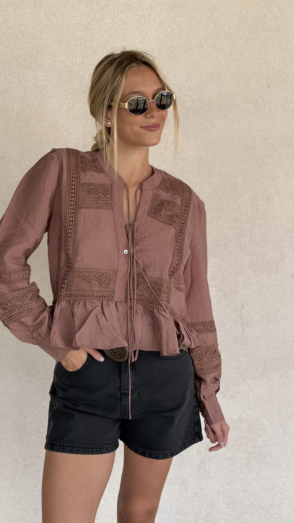 Blusa INDIRA (Choco)