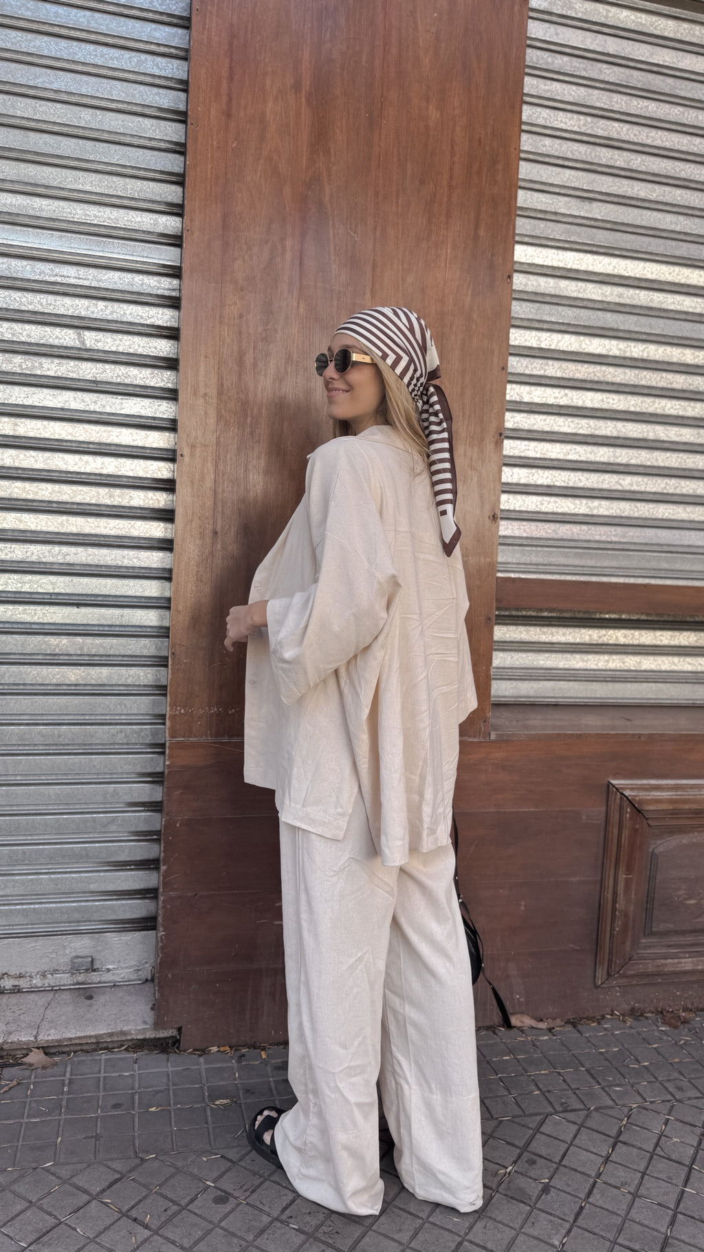 Camisa MATILDE (color cascarilla)