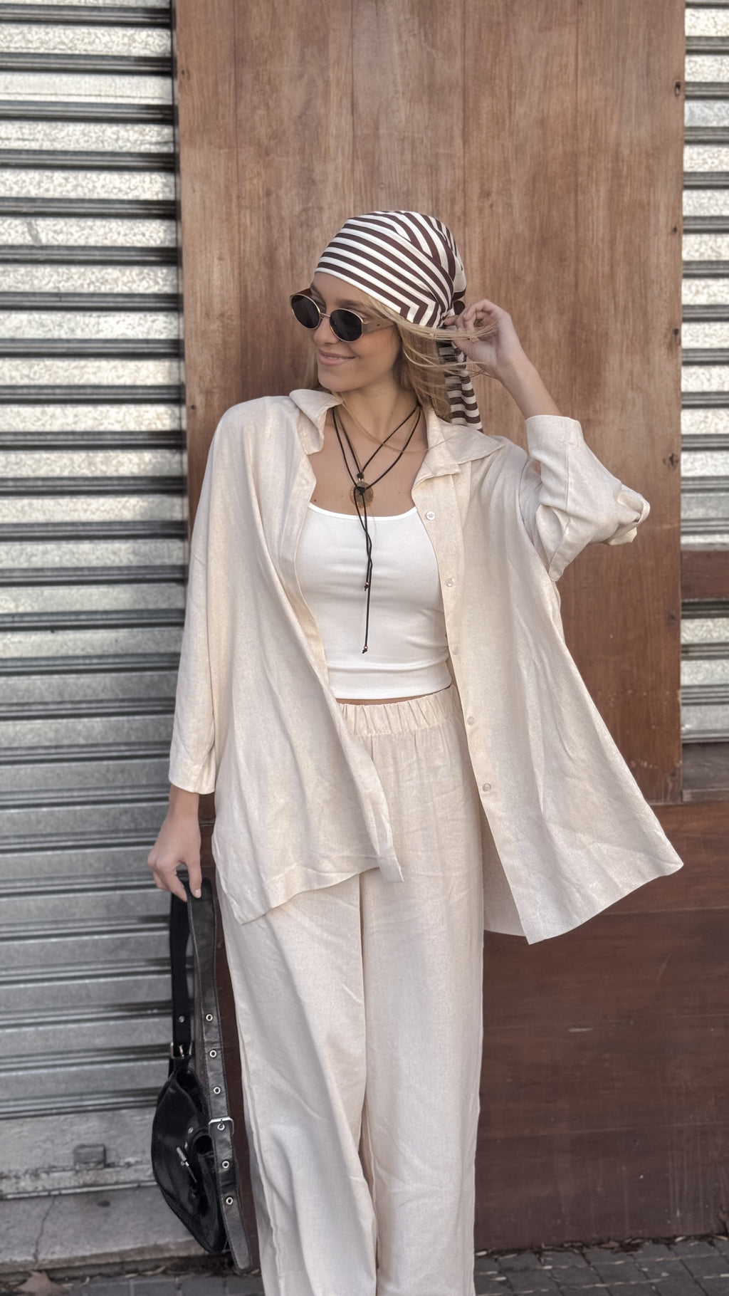 Camisa MATILDE (color cascarilla)