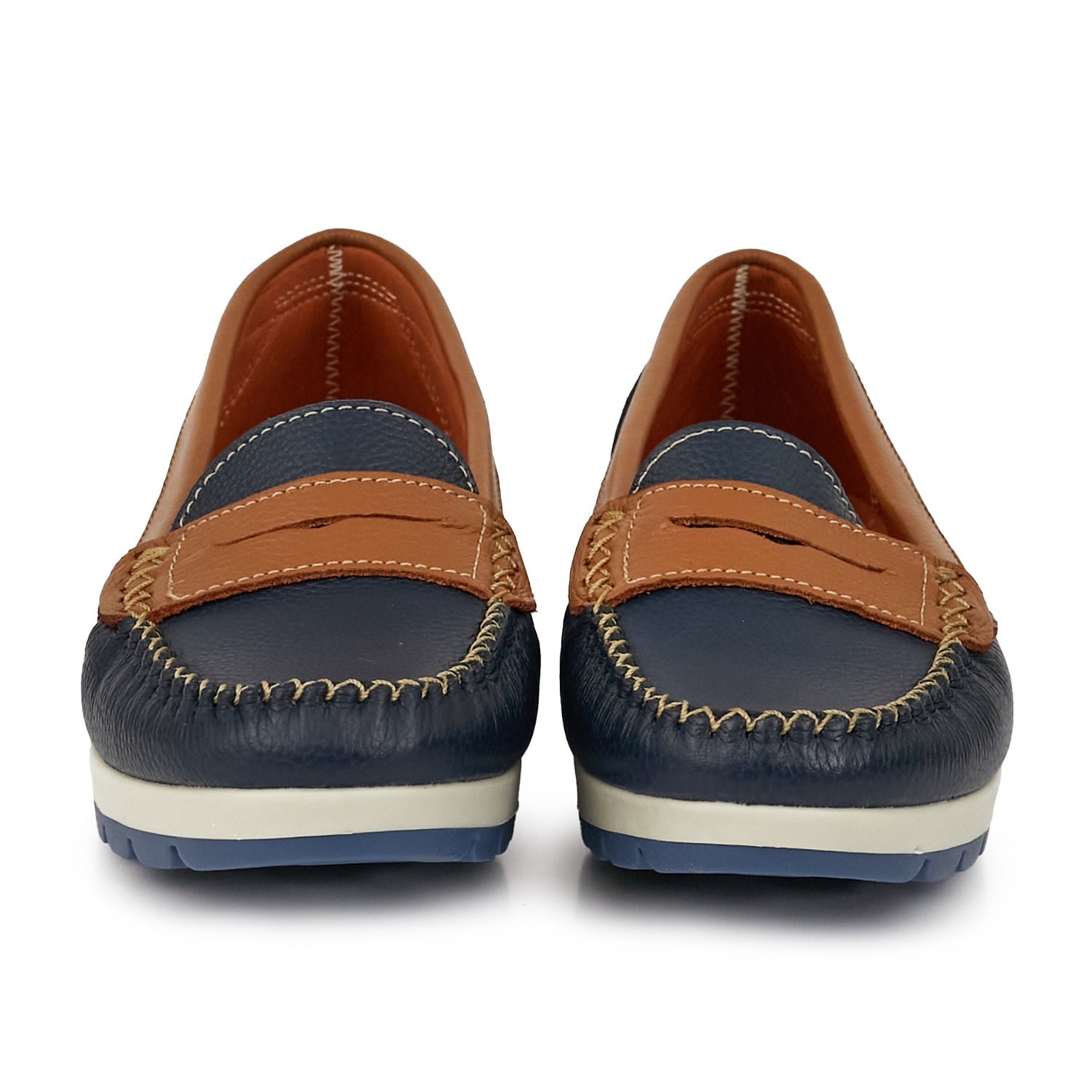 MOCASIN PAMPA AZUL SUELA