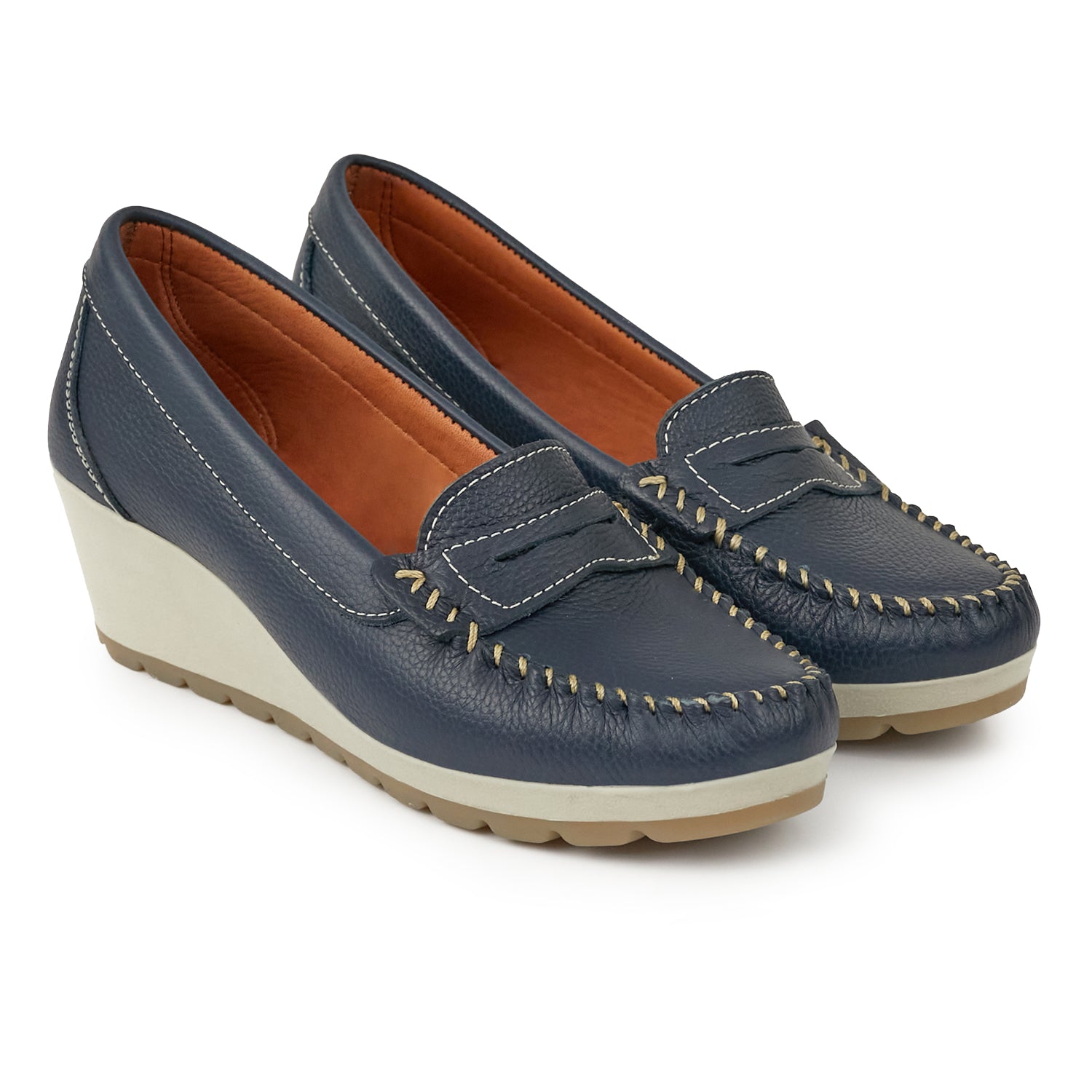 MOCASIN ROSARIO AZUL