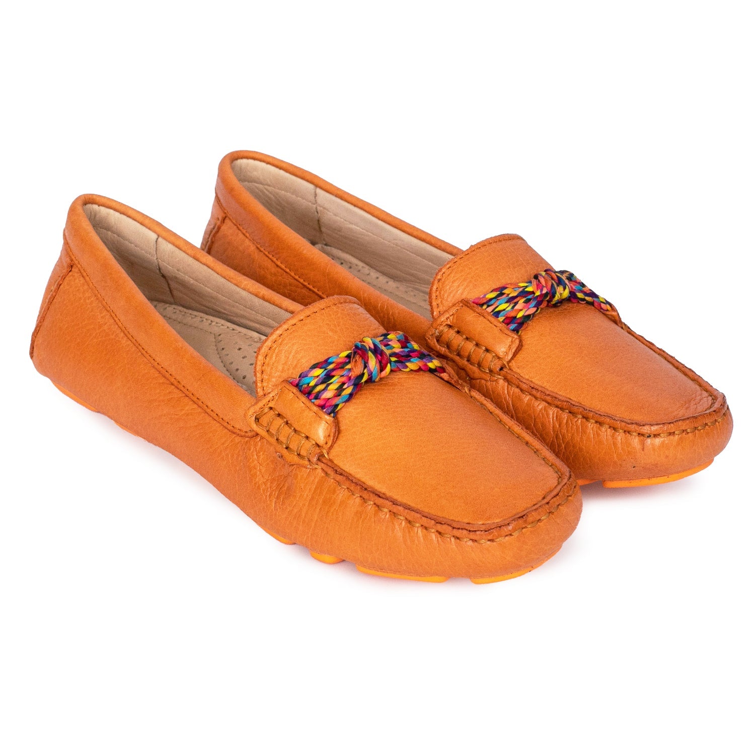 MOCASIN FOSTER NARANJA
