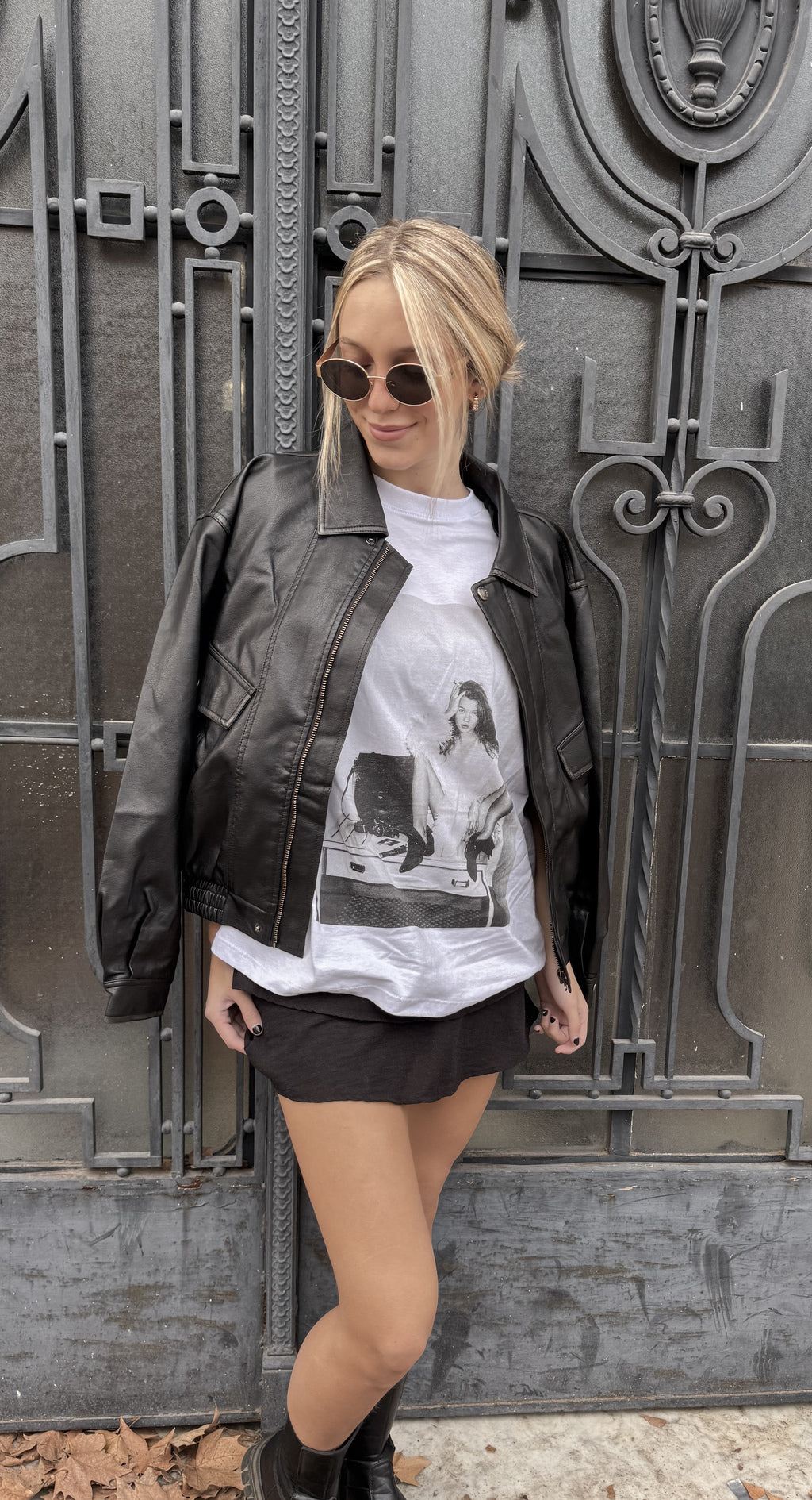 Remera over KATE MOSS (blanca)