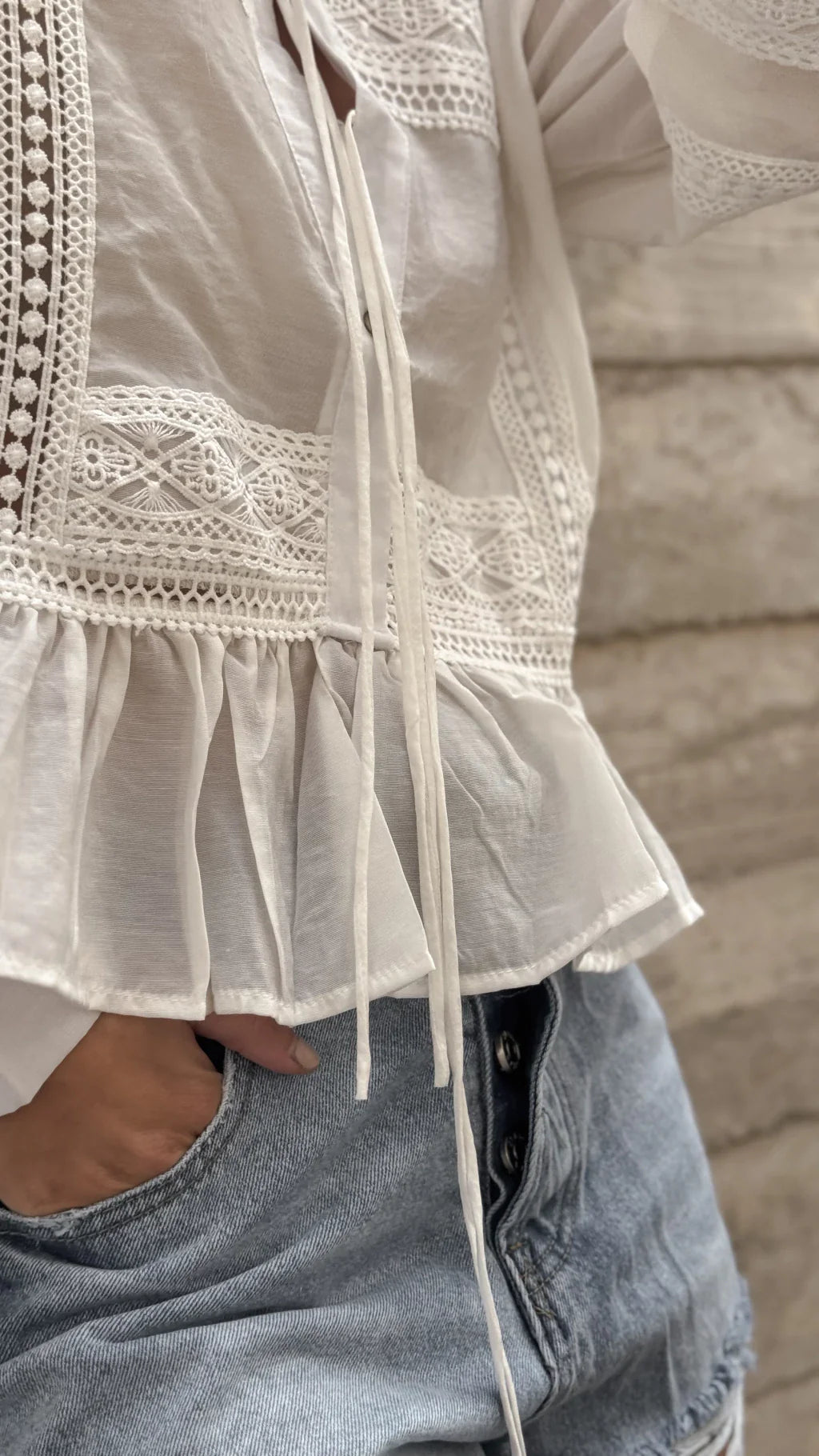 Blusa INDIRA (Blanco)