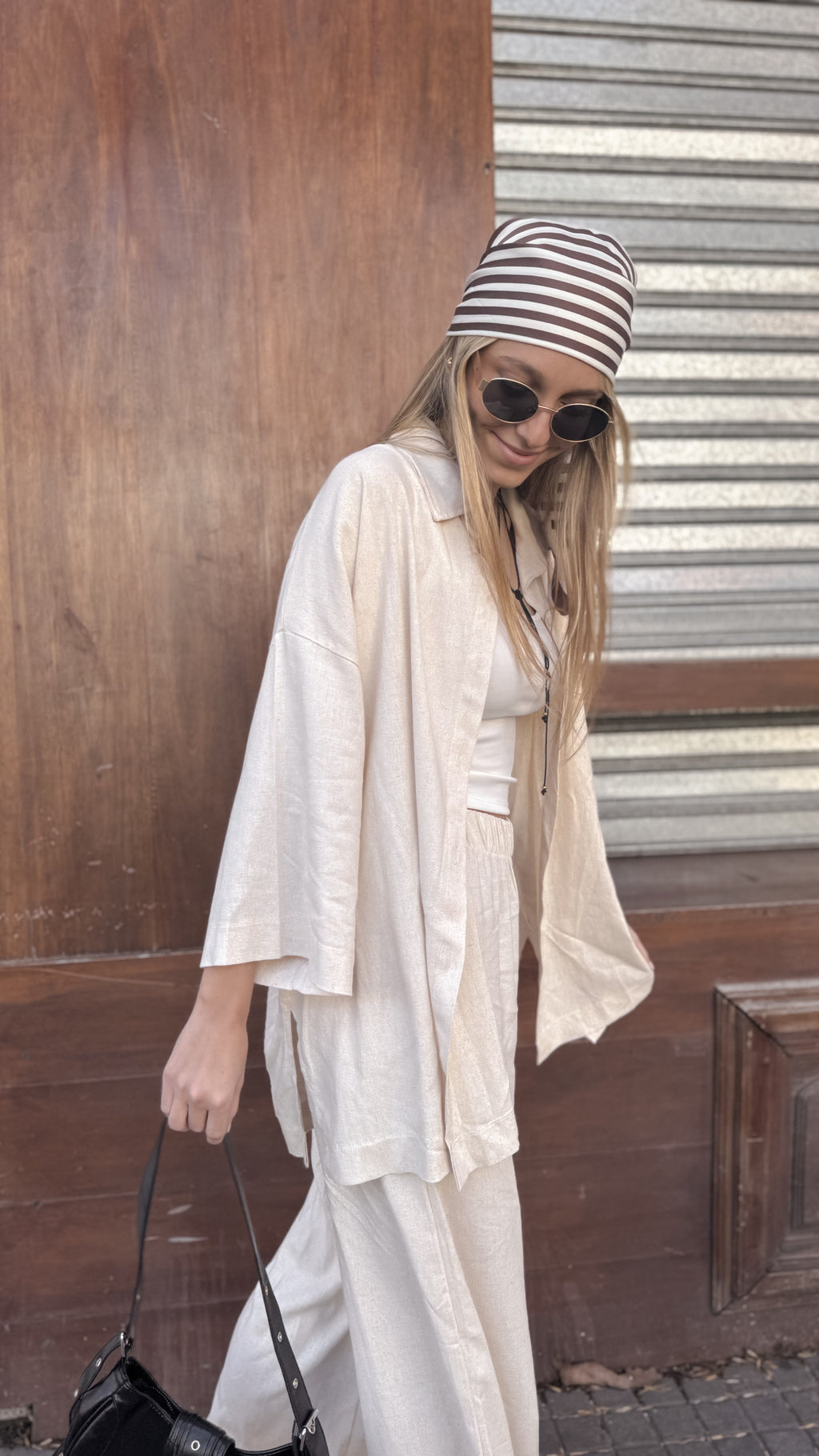 Camisa MATILDE (color cascarilla)