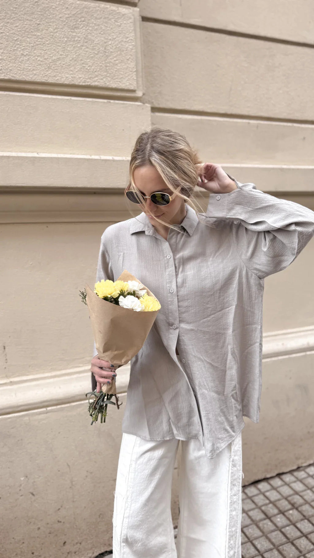 Camisa SINTRA (Cemento)