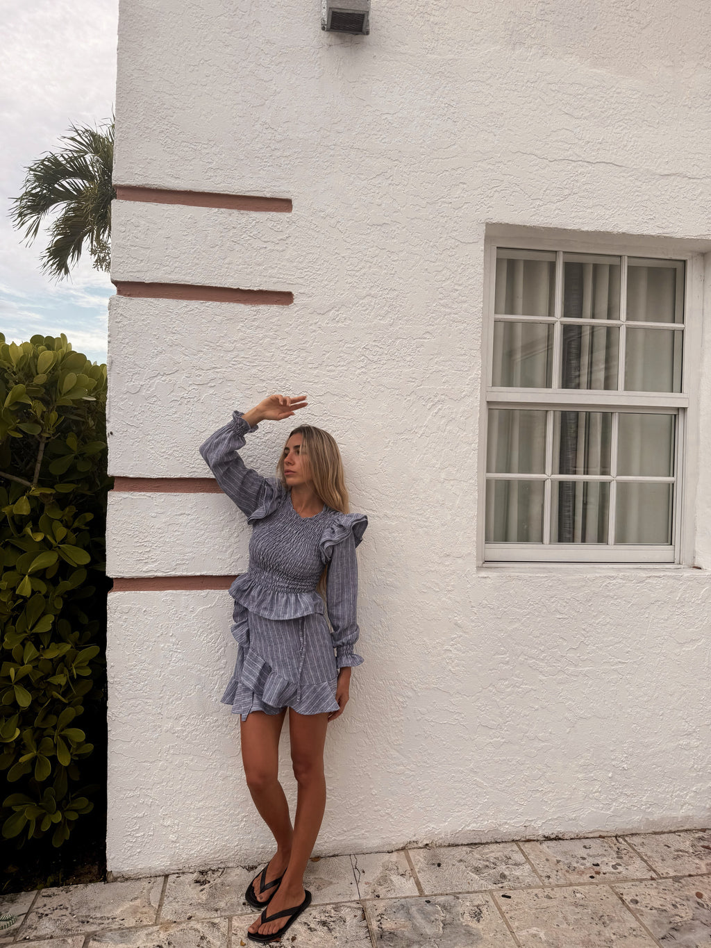 Falda FRANCA (celeste azulado)