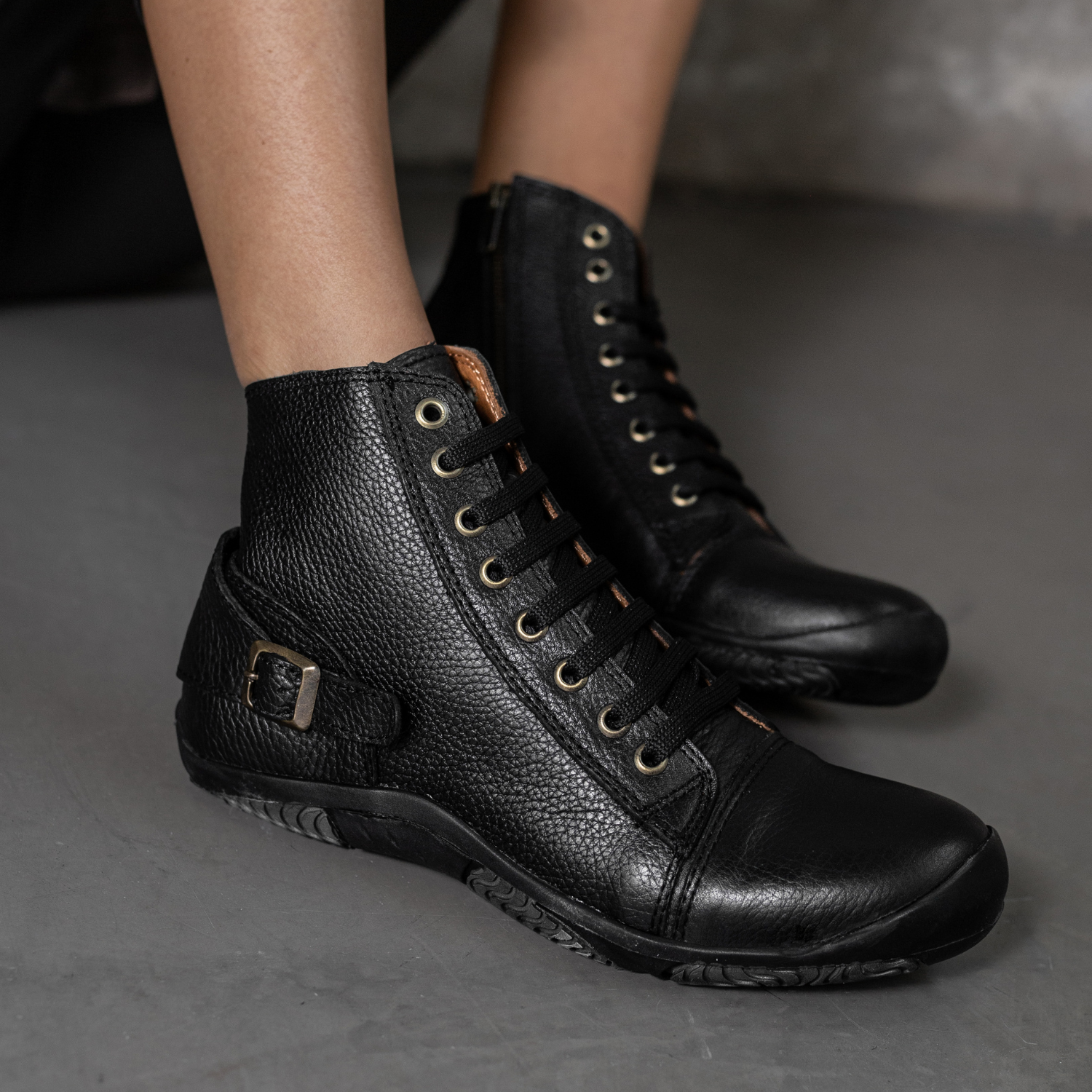 BORCEGO CALIN NEGRO CUERO