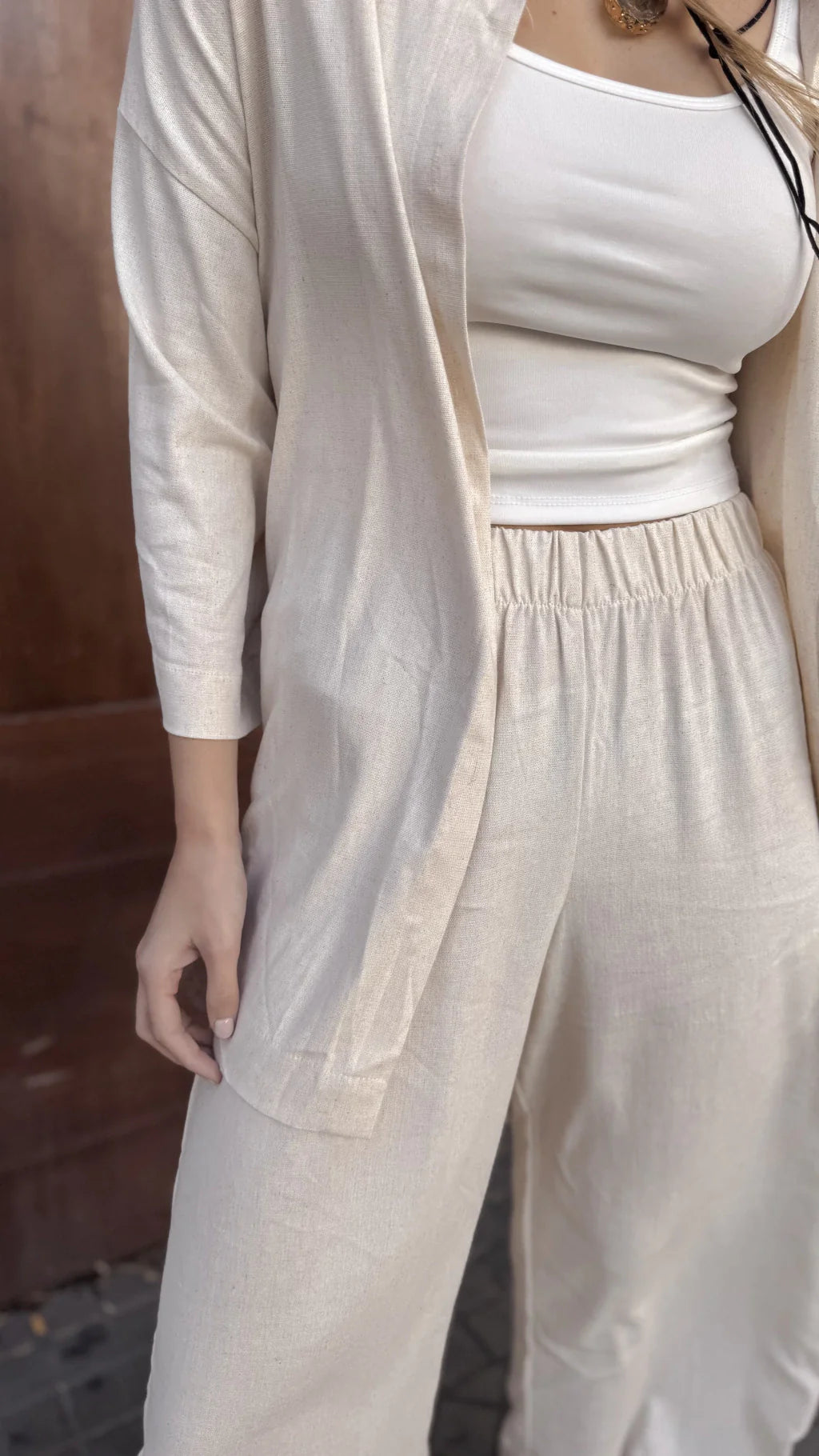 Pantalón MATILDE (color cascarilla)