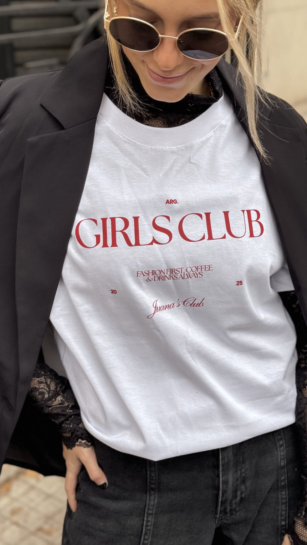 Remera ARG ROJA (corte over)