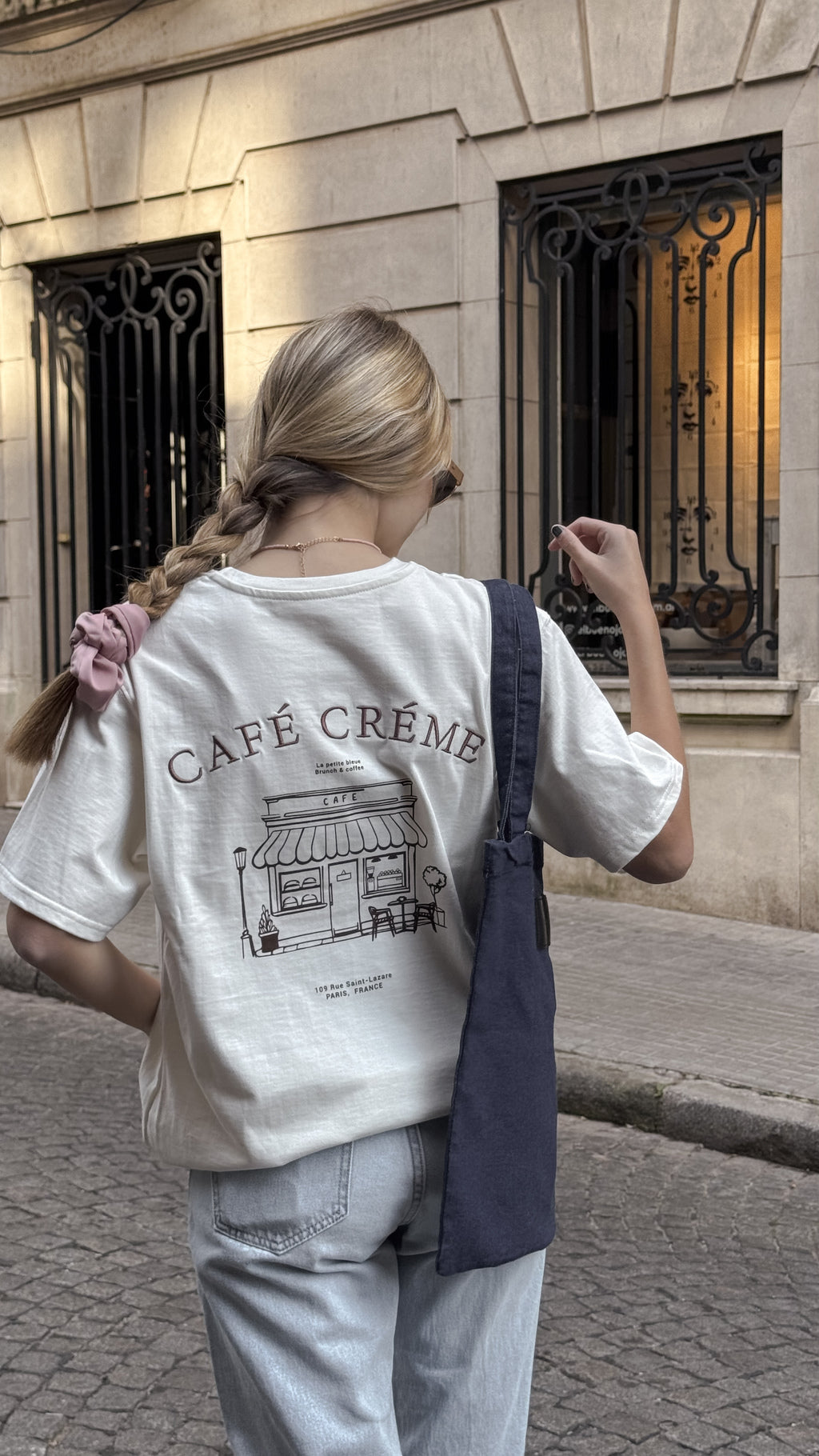 Remera CAFÉ CREMÉ (Blanco)
