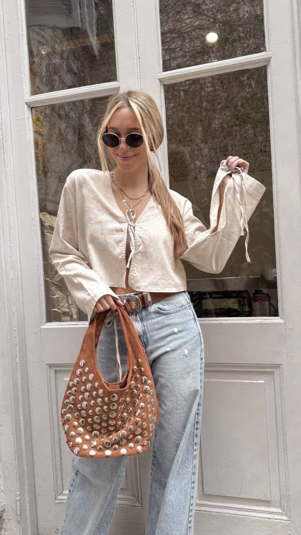 Blusa MILLIE (Beige)