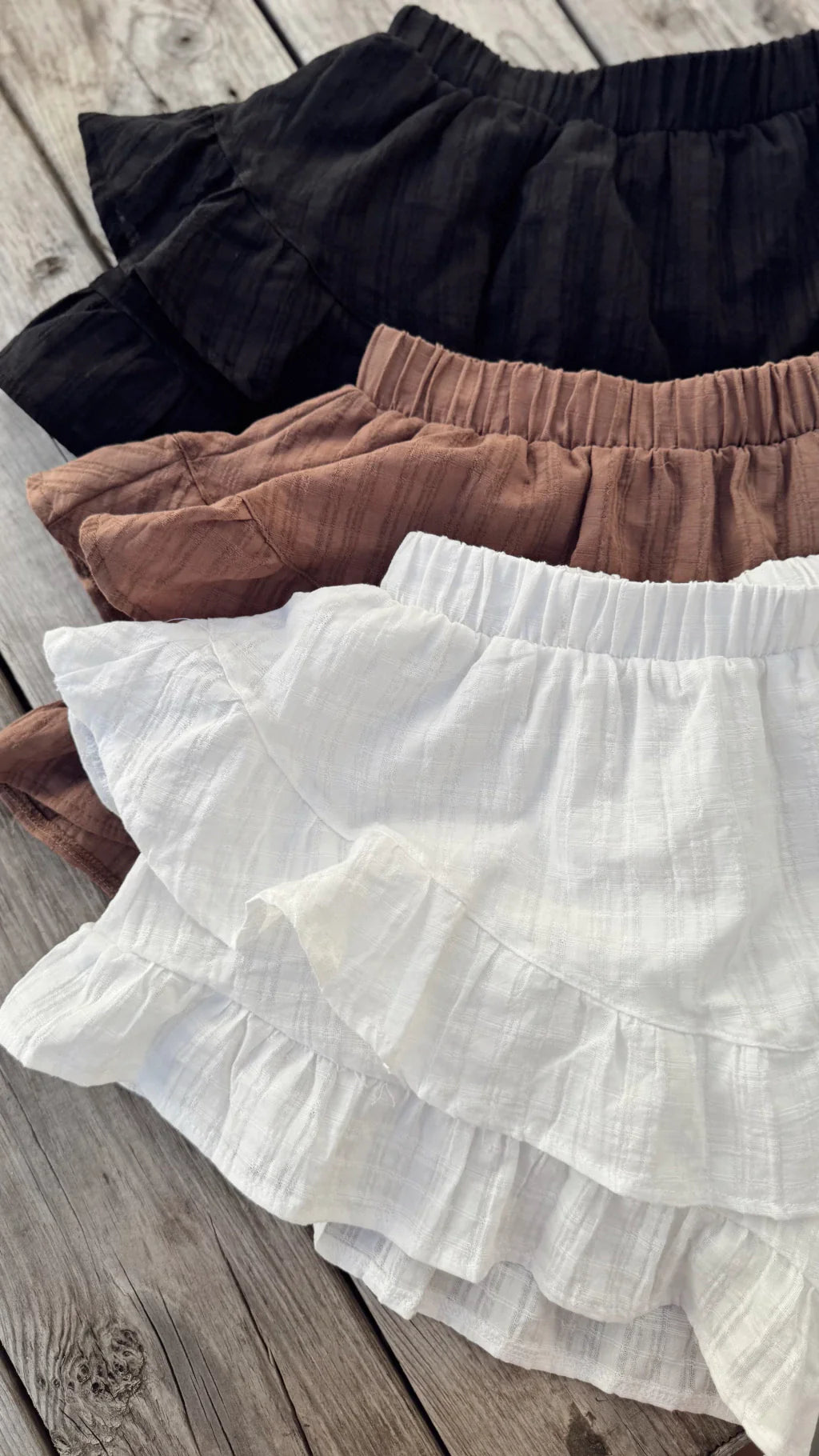 Falda short ISOLA (blanco)